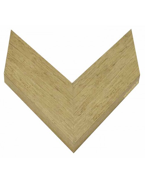 Κορνίζα ξύλινη 6,6 εκ. πλακέ ρουστίκ εκρού 513-41